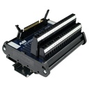 40 Pin IDC Ribbon Cable to Screw Terminal Block DIN Rail Interface Module | 2A 120V AC, 26–12 AWG | IDC Breakout Board | Industrial PLC Wiring Adapter