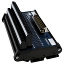 50-Pin Male D-Sub to Screw Terminal Block Interface Module | 2.5A, 120V AC | 26-12AWG | DIN Rail Mount | RS232 Breakout Board | Industrial Interface Module | ASI 11008