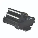ASI 11102 | High Density 26-Pin Male D-Sub to Screw Terminal Block Interface Module | 2.5A, 120V AC | 26-12AWG | DIN Rail Mount | RS232 Breakout Board | Industrial Interface Module | 
