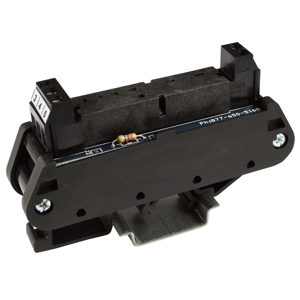 Single DIN Rail Solid State Relay Socket, With Screw Terminal Connections 13000 IMSRP01