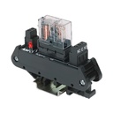 IMRL012P1 | 12V DC Relay Interface Module | SPST Pluggable Relay | Red LED Indicator | DIN Rail Mount | 6-Pin | 24-12 AWG | 5A, 250V AC / 30V DC 
