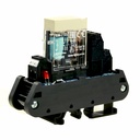 24V DC Relay Module | Fixed Relay with Indicator | 24-12 AWG | DPDT | DIN Rail Mount