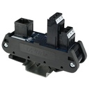 ASI 16000 IMRJ0611 | RJ11 to Screw Terminal Block Interface Module | 2.0A, 120V AC | 26-12AWG | DIN Rail Mount | RJ11 Breakout Board | Compact Industrial Interface Module