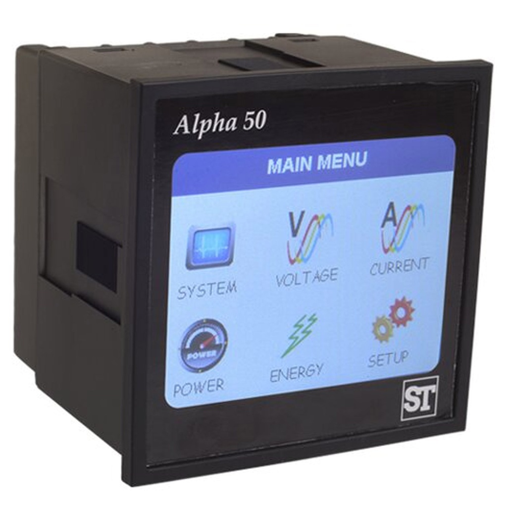 Multifunction Meter (Current, Voltage, Frequency) LCD, Single Phase, RS485 Port