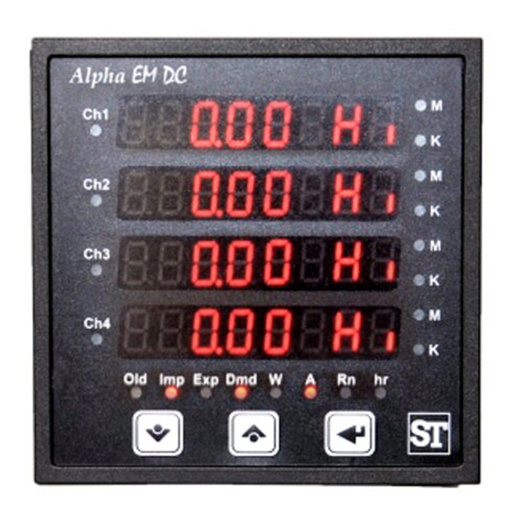Energy Monitor (Power Meter) LED, 1000VDC LED, 60-300Vac/dc