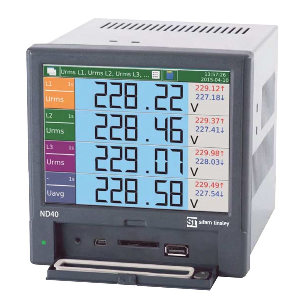Power Network Analyzer, ND40 Series, 4 Relay Outputs