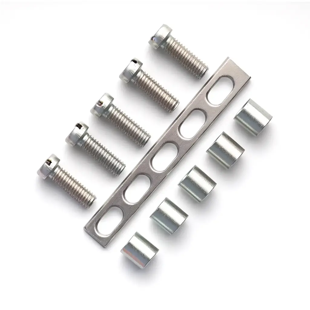 Terminal Block Bridge Kit, Consists of screw and spacer, For Use with bridge bar