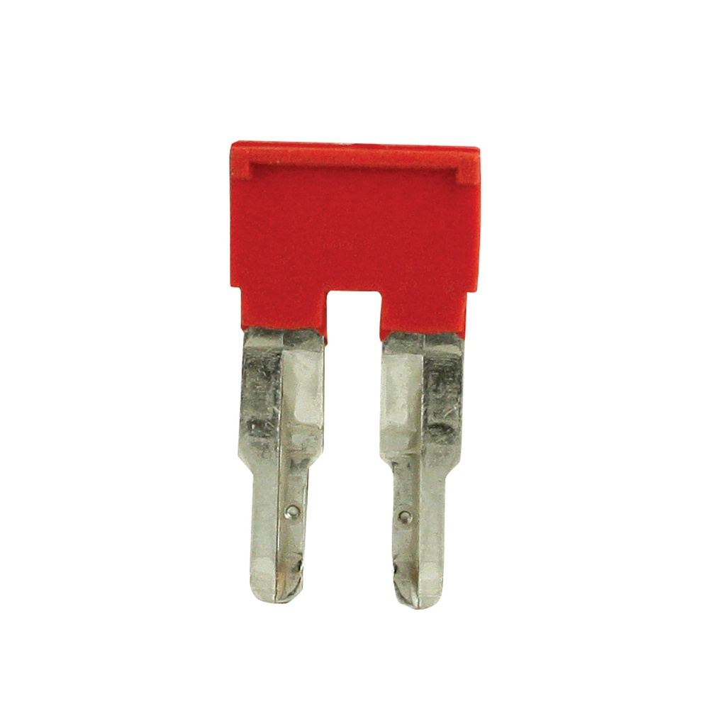 ASI  Push-In Jumper, Red, 2 Position, 6.2mm