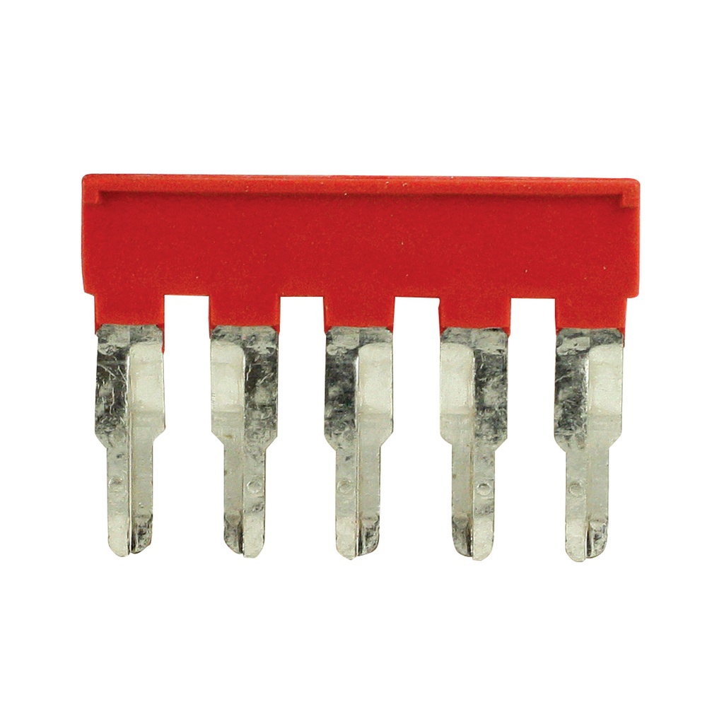 ASI  Push-In Jumper, Red, 5 Position, 6.2mm
