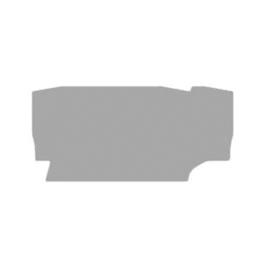 Terminal Block End Cover, 1.5mm, Grey for EFC210GR Terminal Blocks