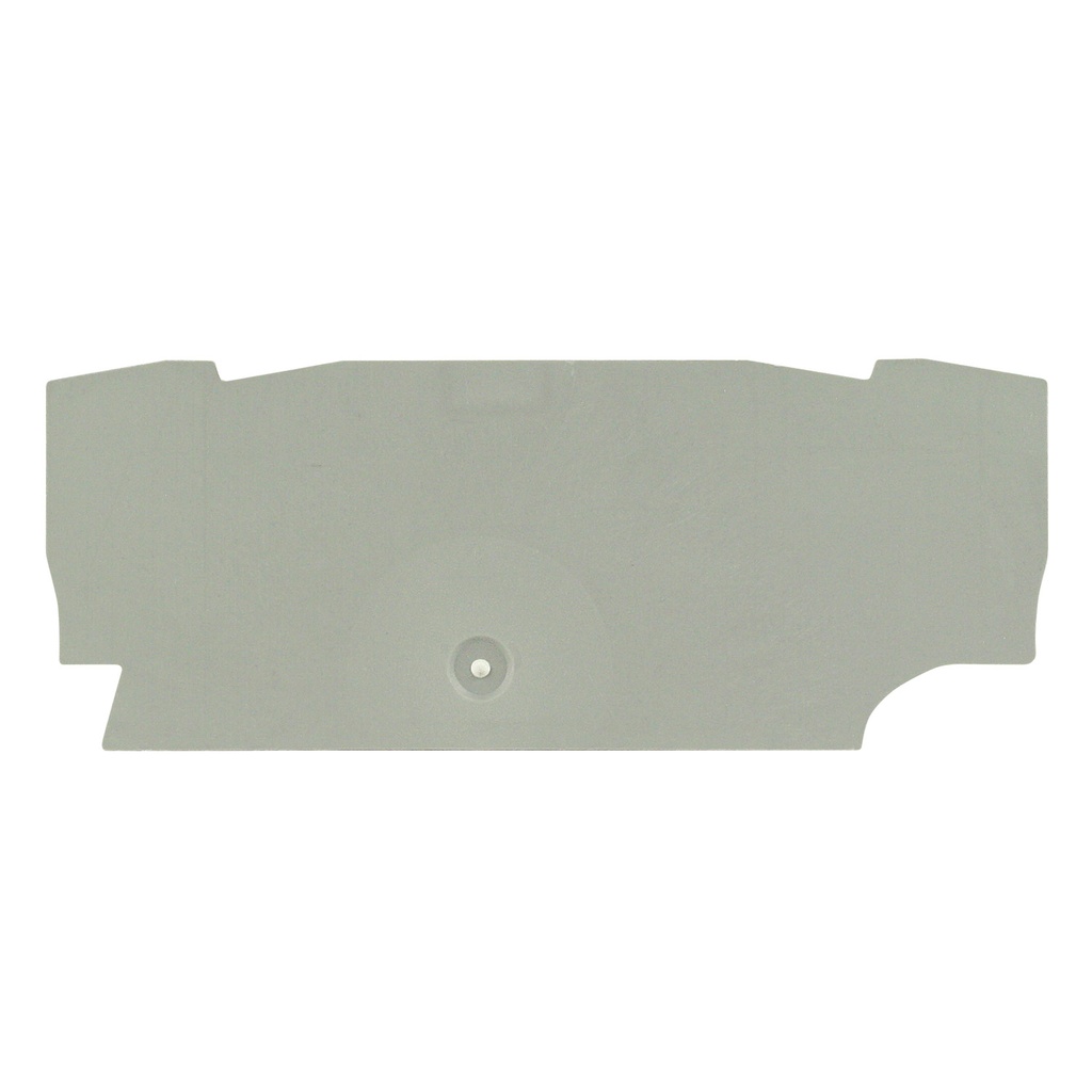 Terminal Block End Cover, 1.5mm, Grey for EFC220GR Push In Terminal Blocks