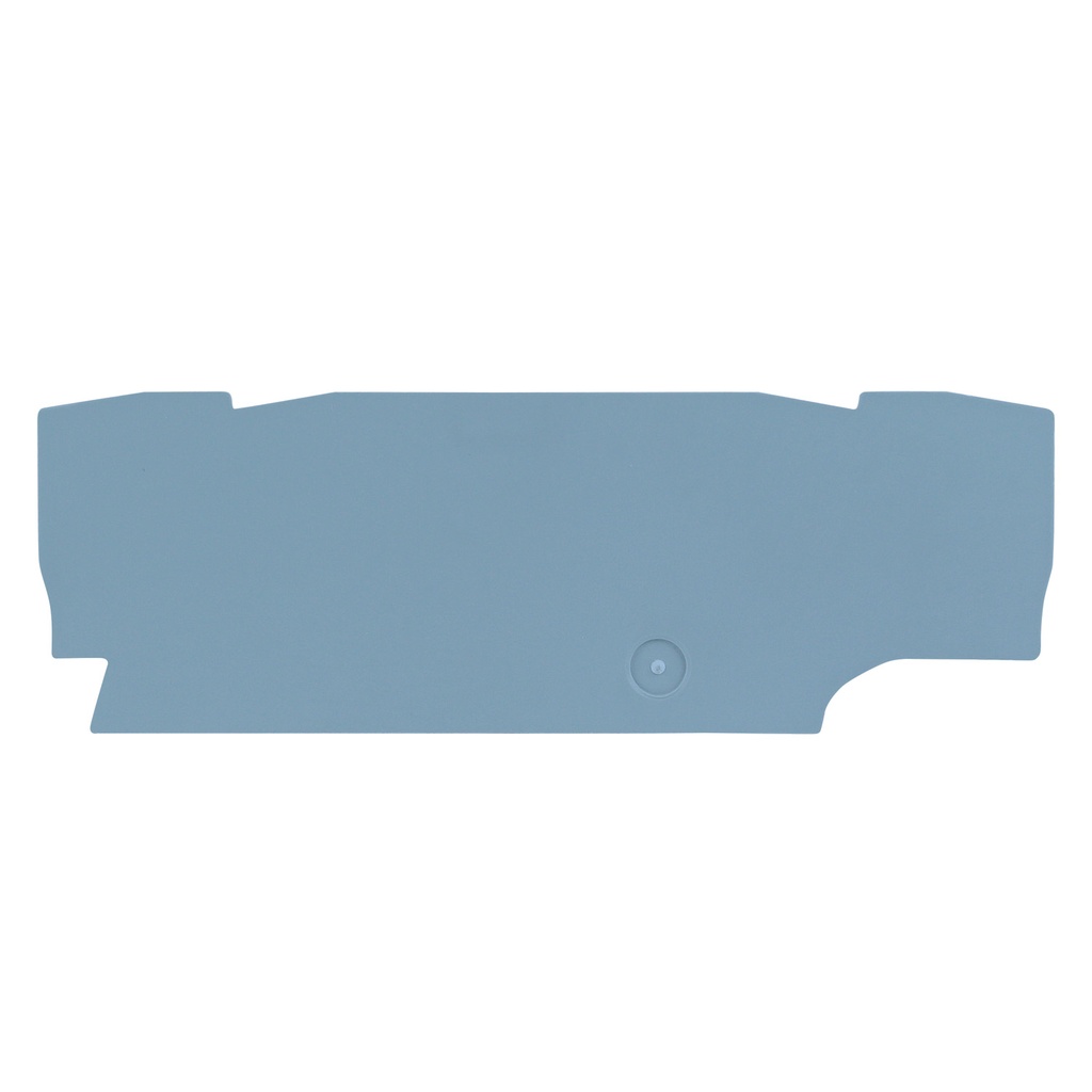 ASI  Terminal Block End Cover for EFC420BL Push-In Terminal Blocks, Blue, 1.5mm