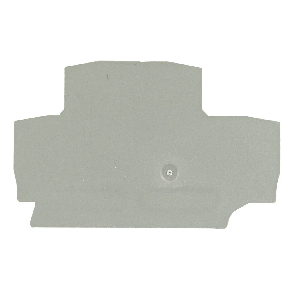ASI  Terminal Block End Cover for EFD200GR, EFD210GR, EFD220GR and EFDE200 Push-In Terminal Blocks, Gray, 1.5mm