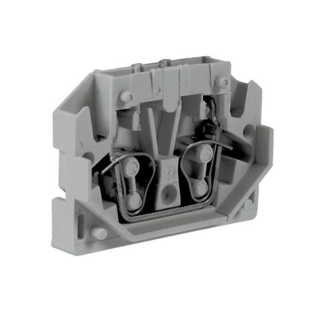 Hazardous Location Panel Mount Terminal Blocks Exe Rated, Blue Housing, 28-12 AWG, 20A, 600V,  Spring Clamp UL