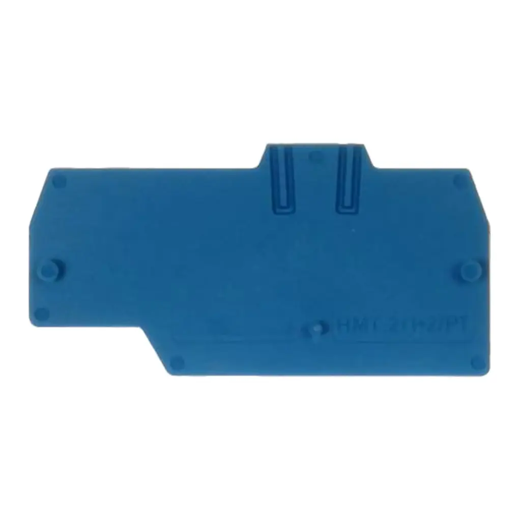 End Cover for HMM.2/1+2 Hazardous Location Terminal Blocks, Blue