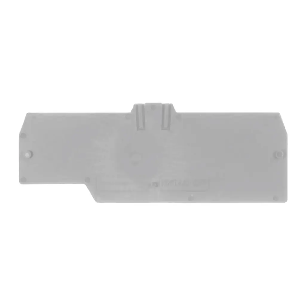 End Cover for HTE.4/2+2 Terminal Blocks, Gray