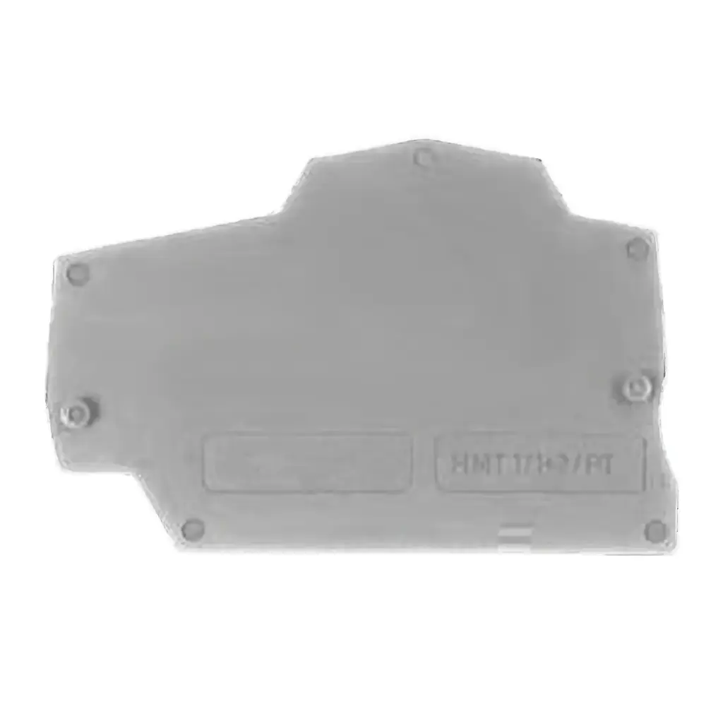 DIN Rail Mounted Terminal Block End Cover for HM410GR Terminal Blocks