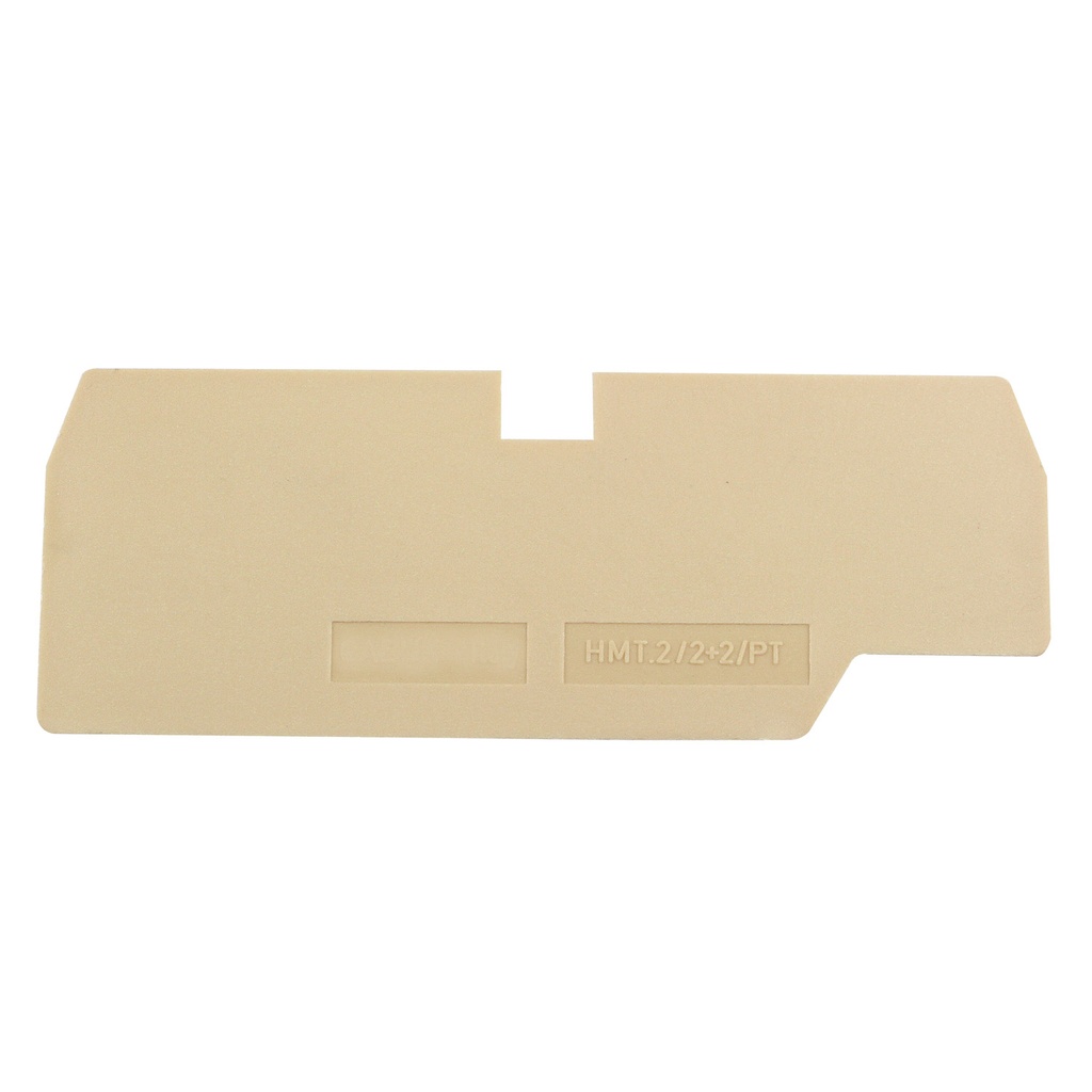 DIN Rail Mounted Terminal Block End Cover, HMM.2/2+2