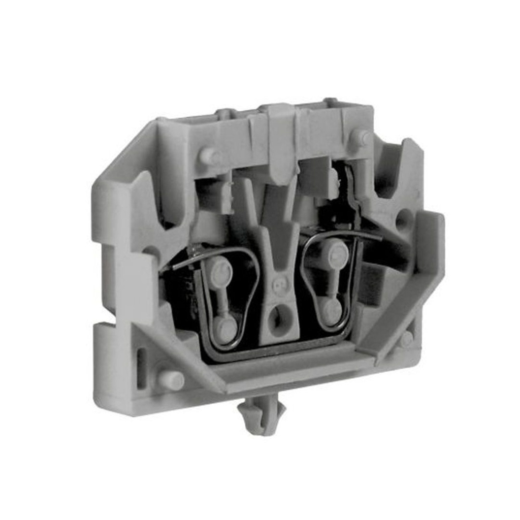 Panel Mount Terminal Block, Spring Terminal Connections, Snap In Mounting To A Panel, 28-12AWG, 600V, 20A, 