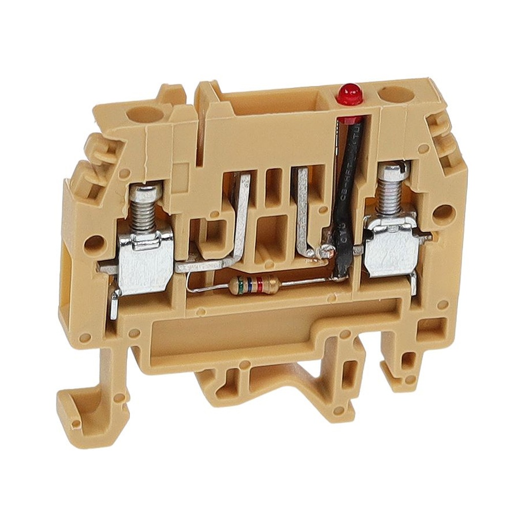Screw Clamp Blade/Cartridge Fuse Terminal Block, 12V LED circuit