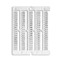 Terminal Block Markers 5.2 x 10 x 1.6 mm Universal, White, Blank