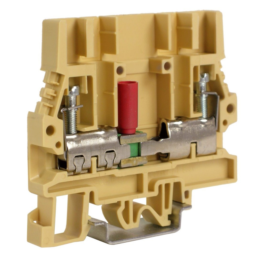 Sliding Link and shorting jumper Terminal Block, 20 to 8 AWG, 47 Amp at 600 Volts