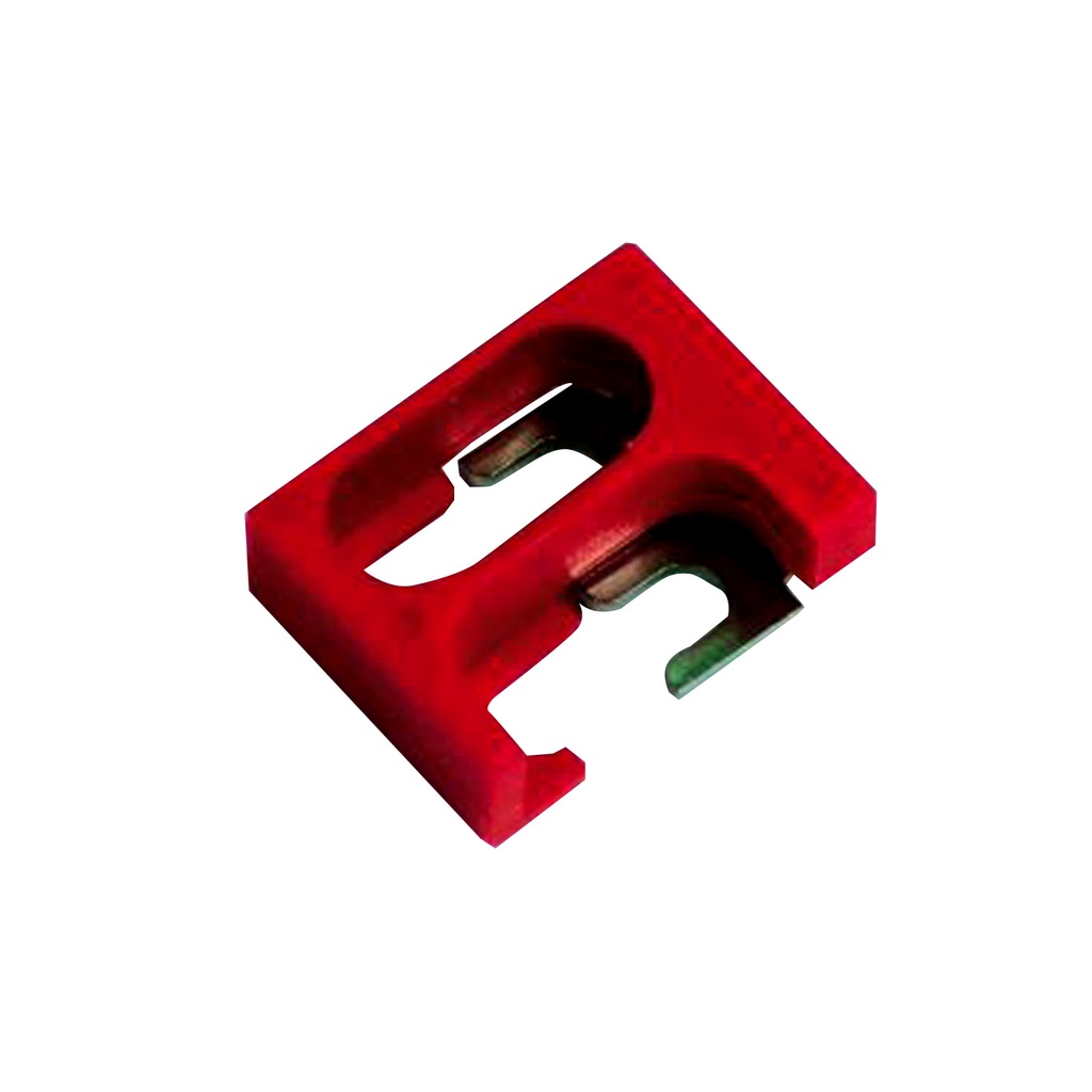 Short Circuit Jumper, 2-position for SCB.4 Terminal Blocks, Red