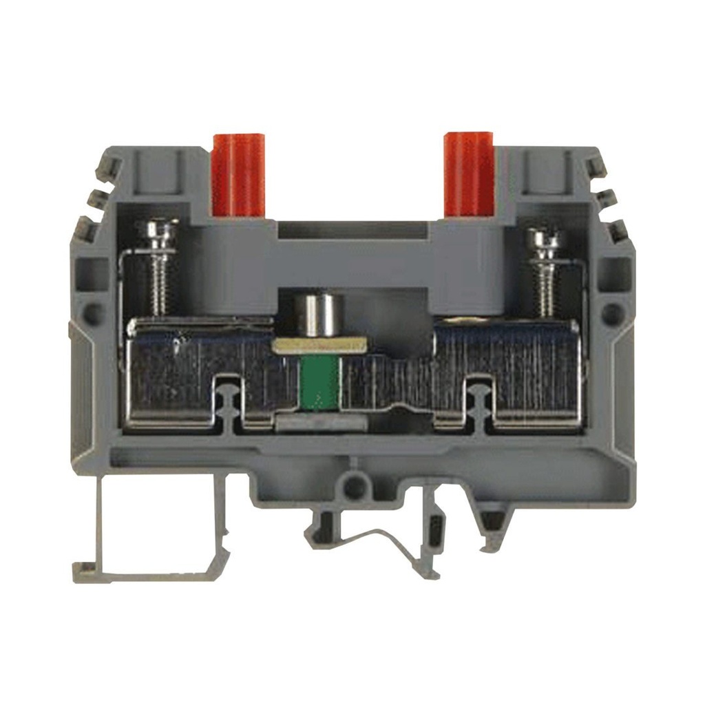Screw Clamp Sliding Link Disconnect Terminal Block, 47 Amp, 20-8 AWG