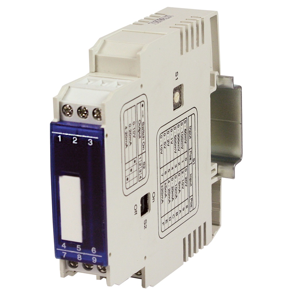 Universal Signal Conditioner, 14 Signal Range Programmable Signal Conditioner, DIN Rail Signal Conditioner, 3 Way Isolation, 