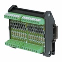 Diode Holder Screw Clamp Module, Diode per channel, with common anode, 24 channels