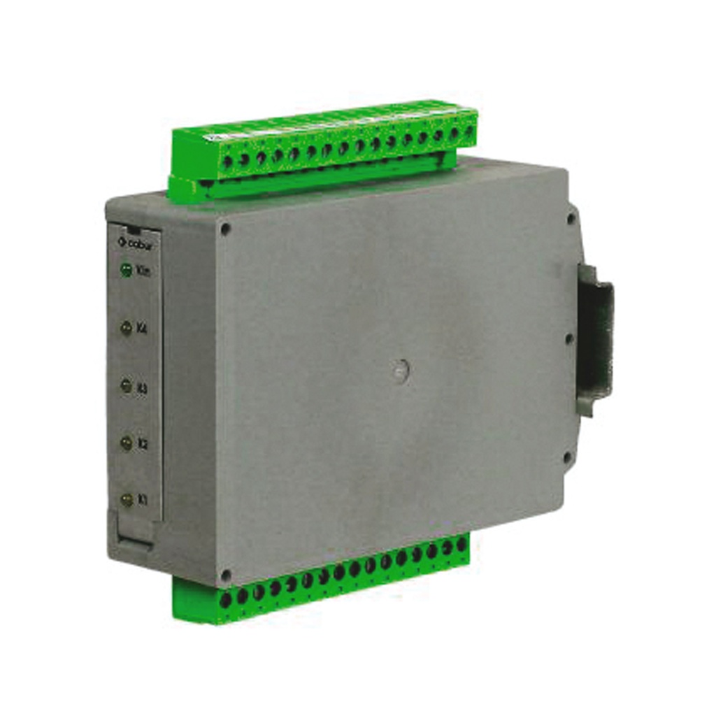 Compact Relay Module, Pluggable terminal blocks, DPDT 4-channel, 24 Vac/dc, Fixed relays