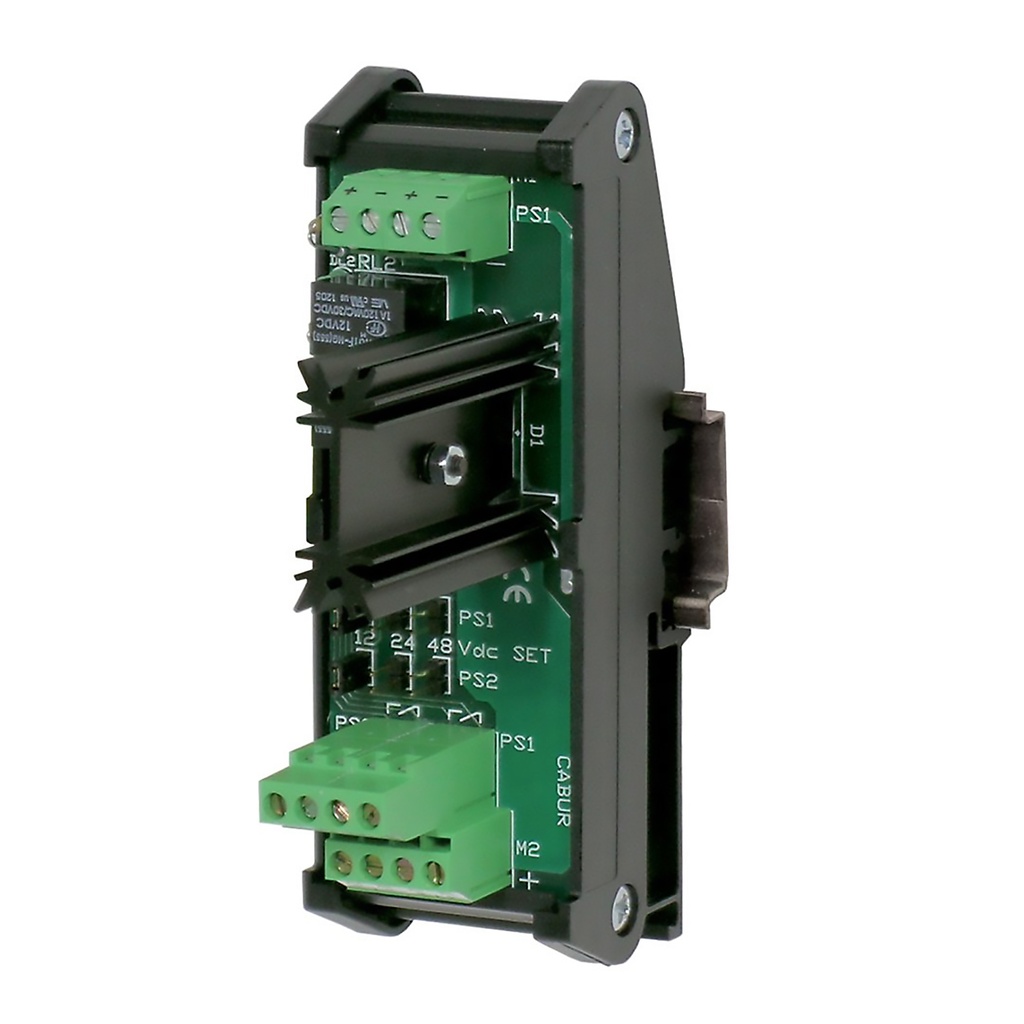 DIN Rail Power Supply Redundancy Module For Connection Of Power Supplies in Parallel, 12, 24, 48 Vdc Input Range, 30A Max