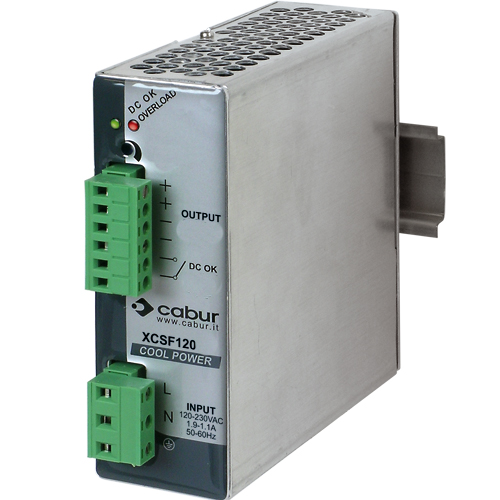48VDC 2.5A Redundant DIN Rail Power Supply | 120W | Internal ORing Diode | 90-264VAC Input | XCSF120DP