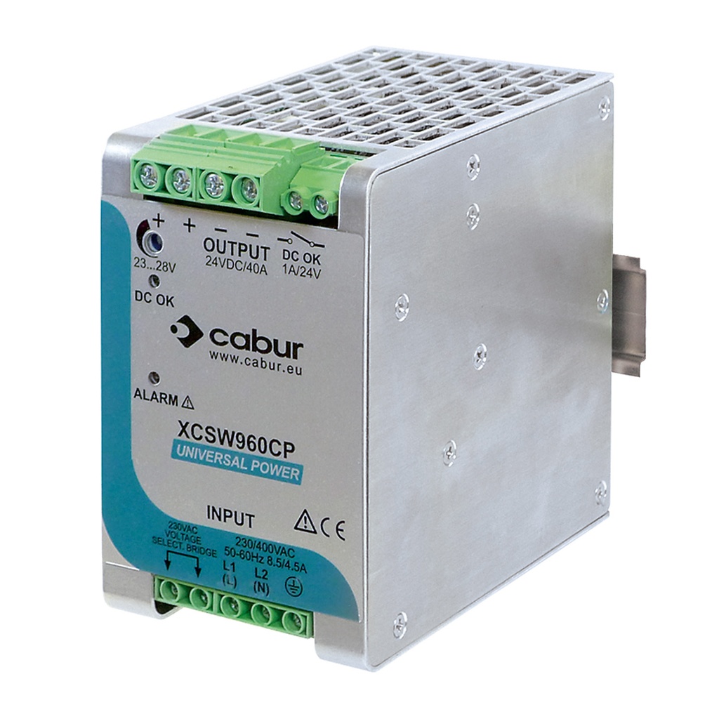 24V DIN Rail Power Supply, Single, Split or Three Phase, 