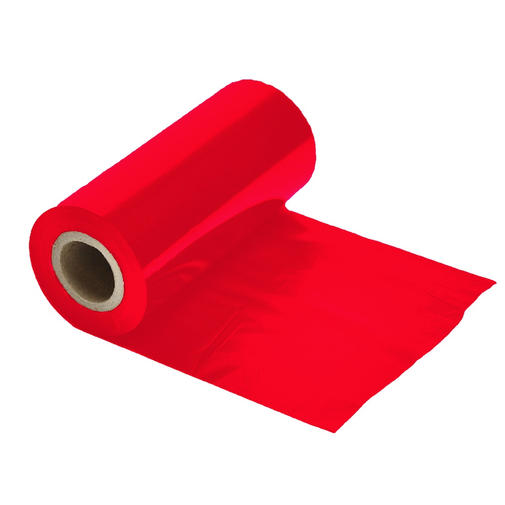 Thermal Transfer Printer Ribbon | TPS-060 Series | Red | 4.41" Width x 656ft Length | For MiniROLLY and ROLLY3000