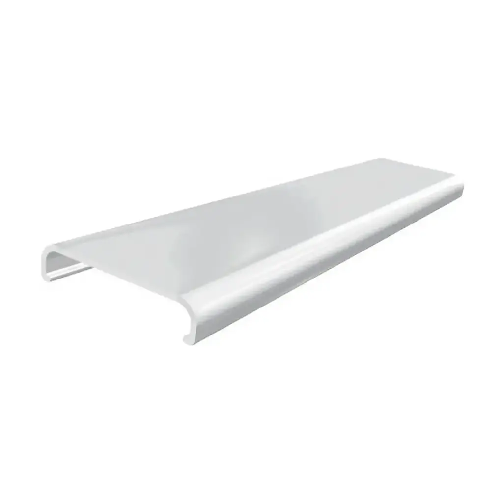 Clear Protective cover for 15mm legend rail, 1 meter