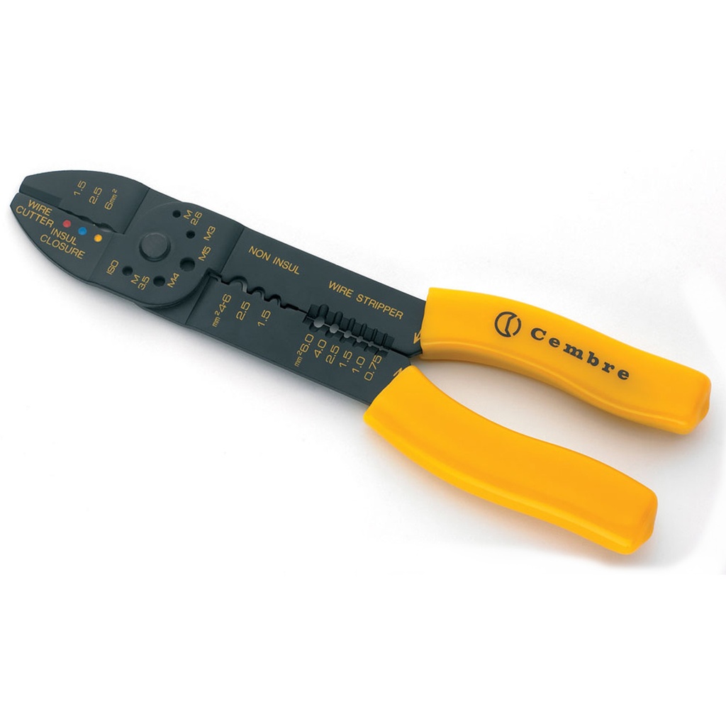 Low Cost Terminal Crimper All Types of Electrical Wire Terminals, 24-10 AWG