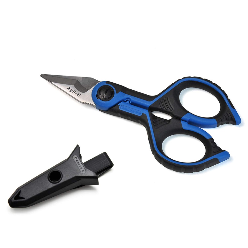 SC6X PROFESSIONAL SCISSORS | Electrician Wire Cutter, Stripper and Crimper | Strips and Cuts up to 1/0 AWG
