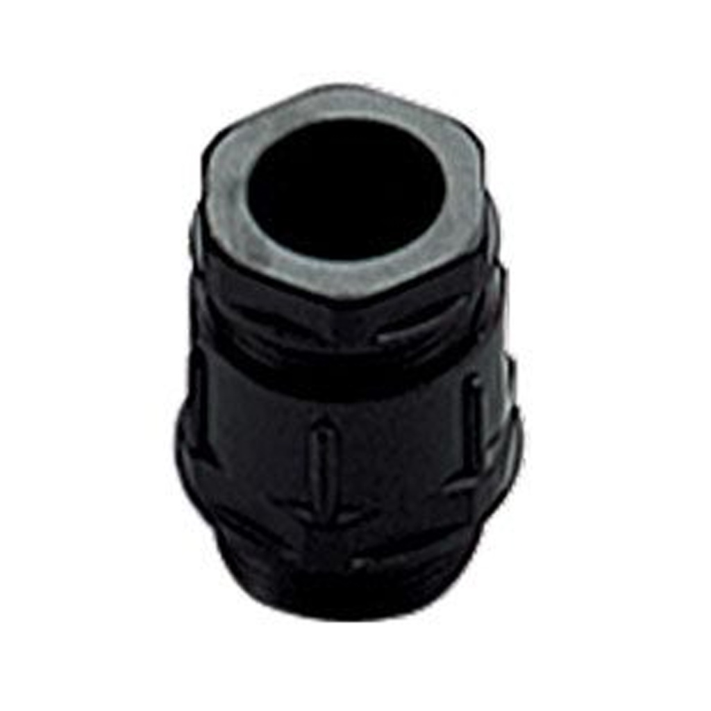 PG7 Cable Gland With Extended Mounting Threads, Plastic Body, Black PG7 Cable Gland, 3.5-7mm Clamping Range, Waterproof, IP68 Rated