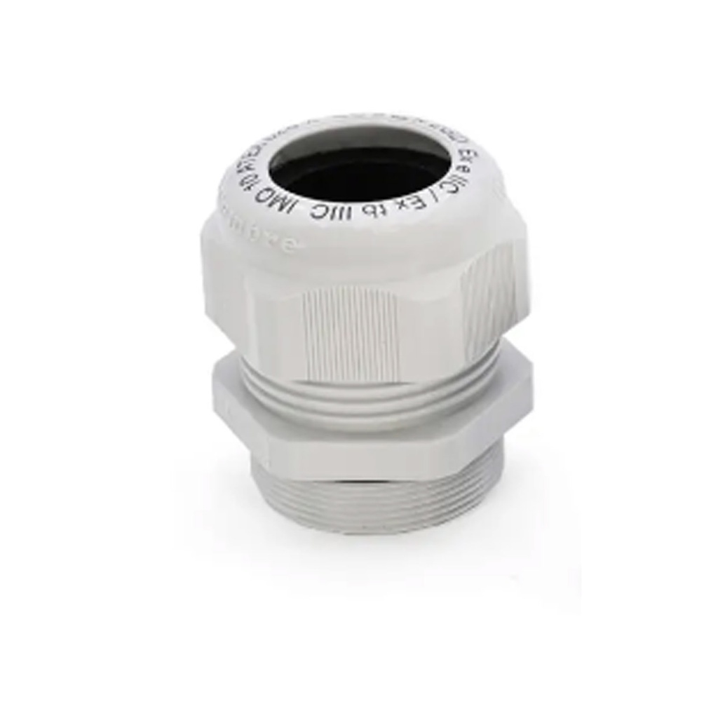 PG29 Plastic Hazardous Location Class 1, 2, 21 & 22 cable gland,  18-22 mm wire range