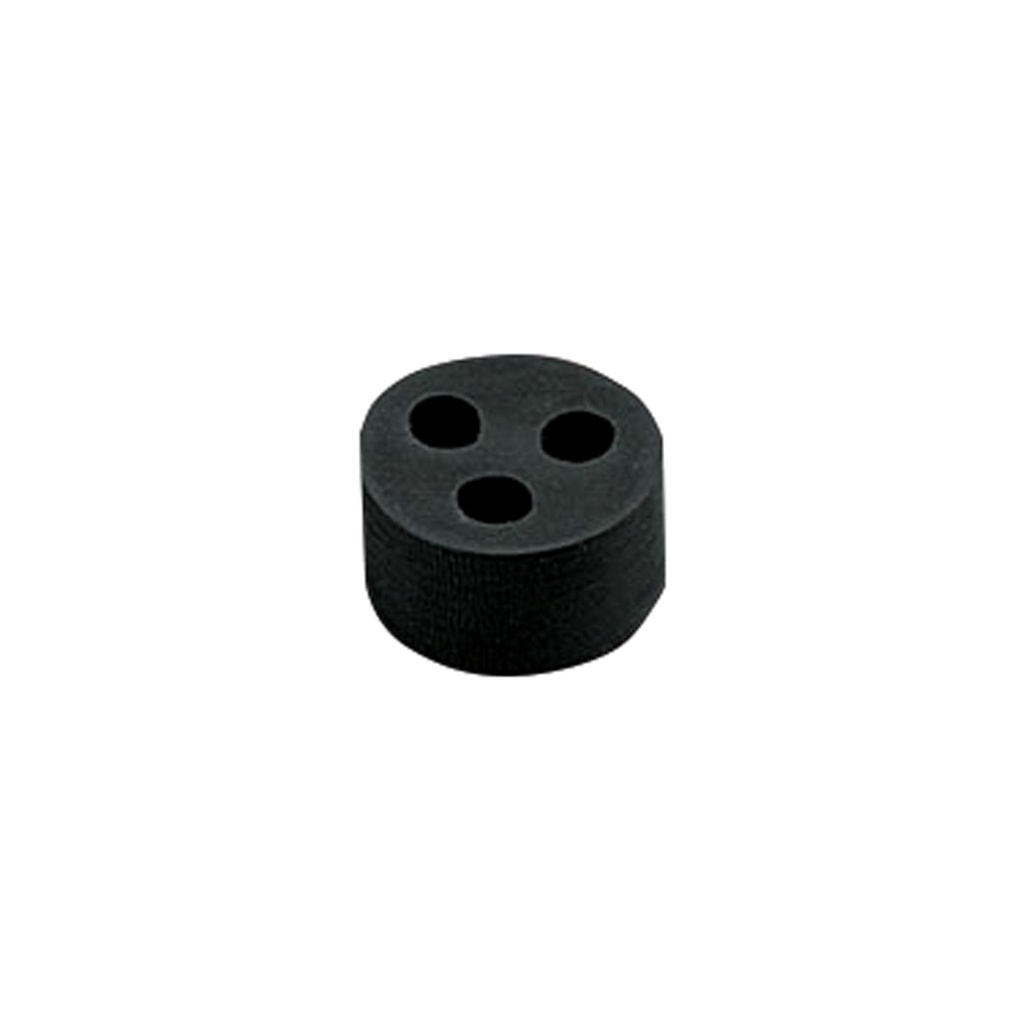 Cable Gland Wire Entry Seal for M25, PG21 Cable Glands, 3 holes, 6mm