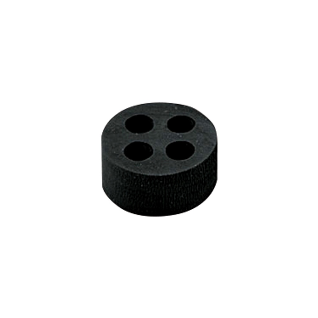 ASI 3016937 | Type 36A3M2546 | Multi-Hole Cable Gland Insert | 4 Wire Holes | 6mm Entry | Compatible with M25 & PG21 Cable Glands | Nylon & Nickel-Plated Brass