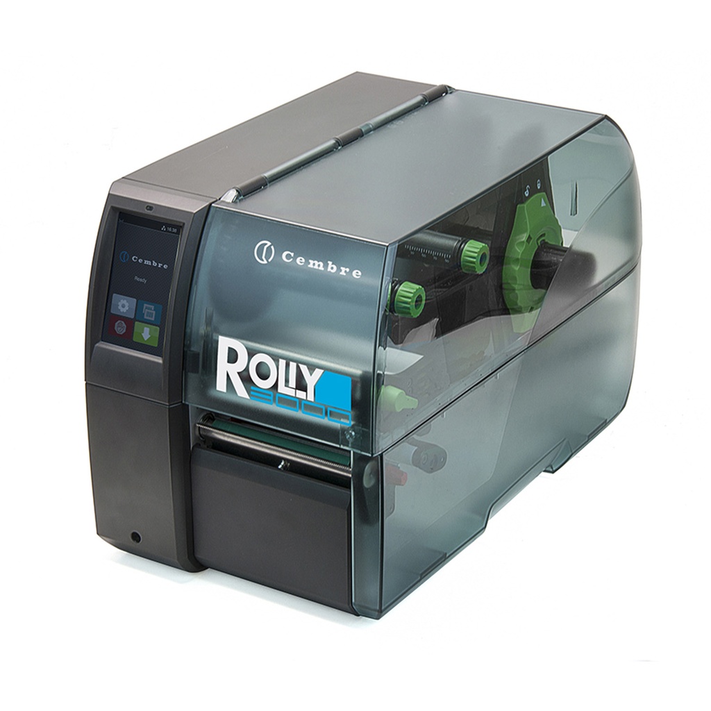 MINIROLLY | Industrial Thermal Transfer Printer | Wire Markers, Wrap Around Markers, Heat Shrink Wire Labels | Roll Media TTL, TPM-Roll, KM-Roll