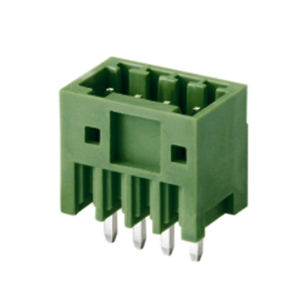 2.5 mm Pitch Printed Circuit Board (PCB) Terminal Block Vertical Header, 10 Position