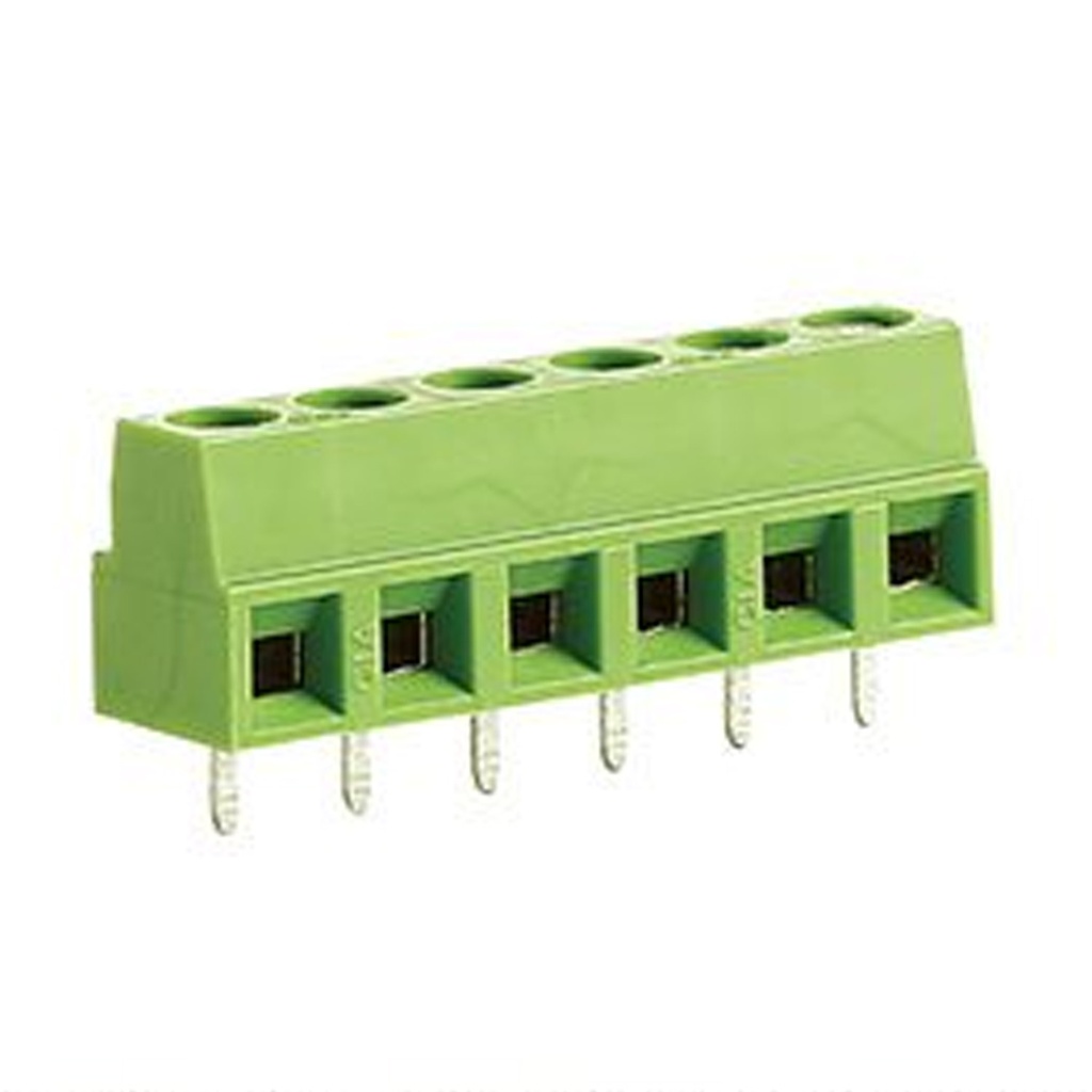 10 Position PCB Screw Terminal Block, 5mm Pin Spacing, 14A, 300V, 30-14 AWG, UL Ratings