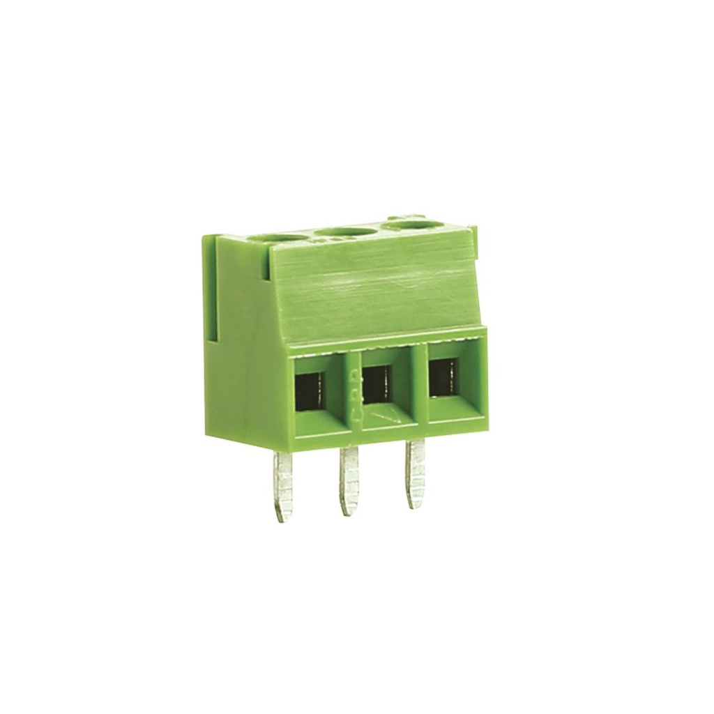 3 Position PCB Terminal Block, 3.5mm Pin Spacing, Subminiature, 30-18 AWG