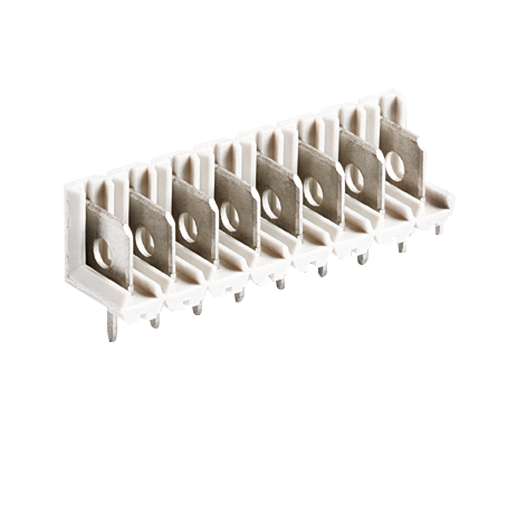 6 Position | Blade PCB Terminal Block Header | 5mm Spacing