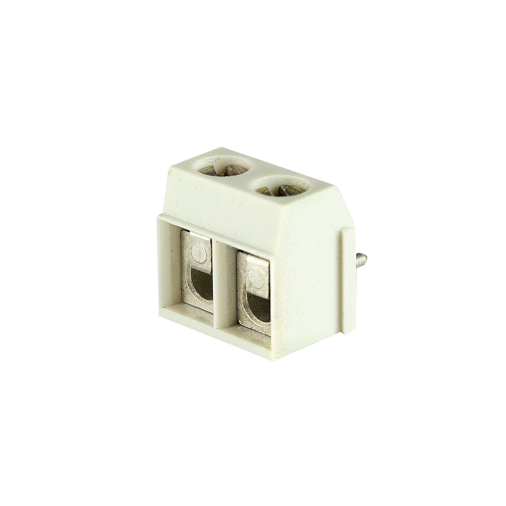 2 Position 5mm Terminal Block Connector, Vertical Wire Entry, Economy