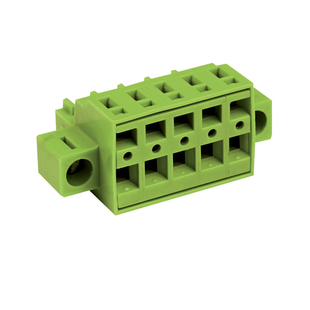 11 Position 3.81mm Pitch Printed Circuit Board (PCB) Pluggable terminal block, Horizontal wire entry