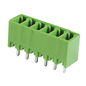 9 Position PCB Terminal Block Header, 3.81mm pitch, Vertical, Green Housing, For Use With 3.81mm High Density Pluggable Terminal Blocks